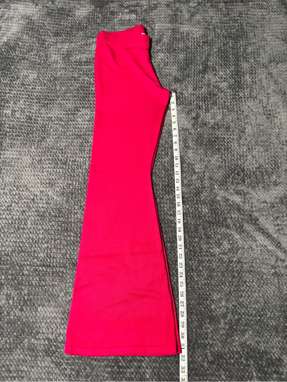 Juicy Couture Bright Pink Velour Hoodie & Flared Pants Set Size M - Picture 5 of 12
